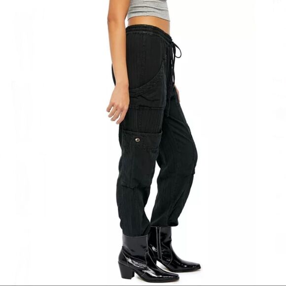 Free People Feelin' Good Cargo Pants - Picture 2 of 4
